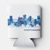 Rafraîchisseur Pour Canette Chattanooga Tennessee Skyline Blue (Dos)