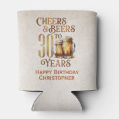 Rafraîchisseur Pour Canette Cheers & Beers 30e anniversaire (Dos)