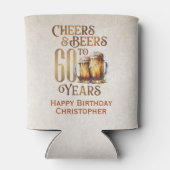 Rafraîchisseur Pour Canette Cheers & Beers 60e anniversaire (Dos)
