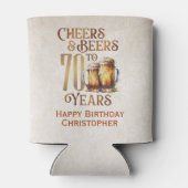 Rafraîchisseur Pour Canette Cheers & Beers 70e anniversaire (Dos)