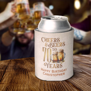 Rafraîchisseur Pour Canette Cheers & Beers 70e anniversaire