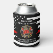 Rafraîchisseur Pour Canette Cheers Beers Personalized Firefighter Retirement (Can Dos)