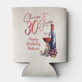 Rafraîchisseur Pour Canette Cheers Wine 30e anniversaire (Dos)