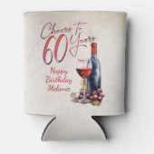 Rafraîchisseur Pour Canette Cheers Wine 60e anniversaire (Devant)