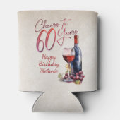 Rafraîchisseur Pour Canette Cheers Wine 60e anniversaire (Dos)
