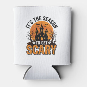 Rafraîchisseur Pour Canette Chemise Château Hanté Saison Halloween Effrayant V