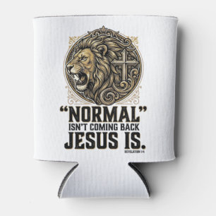 Rafraîchisseur Pour Canette Chemise chrétienne croix lion Jésus revient