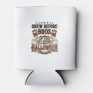 Rafraîchisseur Pour Canette Chemise de café Halloween Brasser avant les fantôm