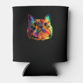 Rafraîchisseur Pour Canette Chemise de chat en teinture de tarte _ Teinture co (Devant)