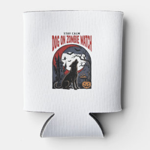 Rafraîchisseur Pour Canette Chemise de chien Halloween modèle patrouille zombi