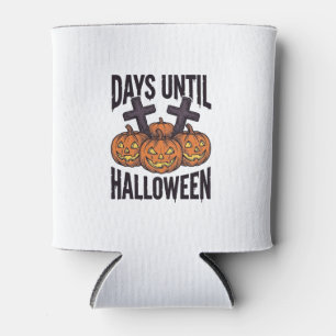 Rafraîchisseur Pour Canette Chemise de compte à rebours d'Halloween Dessin de