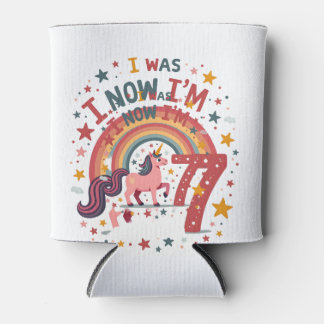 Rafraîchisseur Pour Canette Chemise de fête licorne vintage J'avais 6 ans main