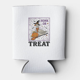 Rafraîchisseur Pour Canette Chemise Halloween Oie Sorcière Honk Or Treat Vinta