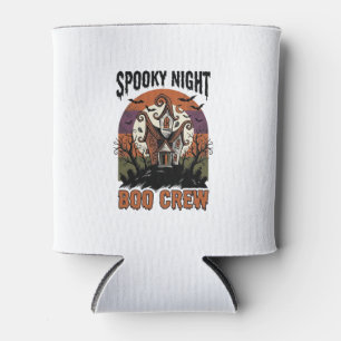 Rafraîchisseur Pour Canette Chemise Halloween Vintage Boo Night Maison Hantée