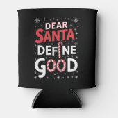 Rafraîchisseur Pour Canette Cher Père Noël Définir les fêtes de Noël (Devant)