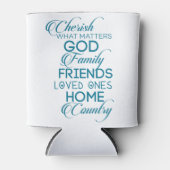 Rafraîchisseur Pour Canette Chercher ce qui compte Turquoise (Devant)