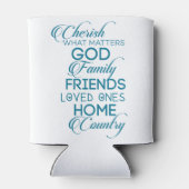 Rafraîchisseur Pour Canette Chercher ce qui compte Turquoise (Dos)