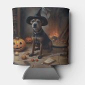 Rafraîchisseur Pour Canette Chesapeake Bay Terrier Citrouille Halloween effray (Dos)