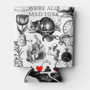 Rafraîchisseur Pour Canette cheshire cat classique alice dans l'art du pays de