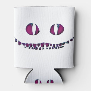 Rafraîchisseur Pour Canette Chester chat visage fumée grise Alice au pays des