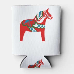 Rafraîchisseur Pour Canette Cheval de Dalecarlian de cheval de Dala de Suédoi