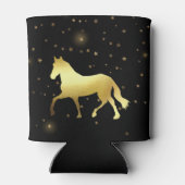 Rafraîchisseur Pour Canette cheval d'or étoiles équestre Monogramme (Dos)