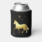 Rafraîchisseur Pour Canette cheval d'or étoiles équestre Monogramme (Can Dos)