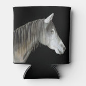 Rafraîchisseur Pour Canette Cheval gris (Devant)