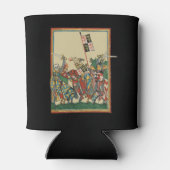 Rafraîchisseur Pour Canette Chevalier Chargement, Manesse de Codex du XIVe siè (Dos)