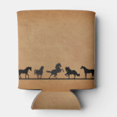 RAFRAÎCHISSEUR POUR CANETTE CHEVAUX EN SILHOUETTE (Dos)