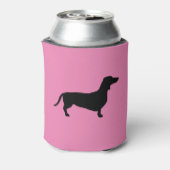 Rafraîchisseur Pour Canette Cheveux courts Dachshund - Silhouette 1 (Can Dos)