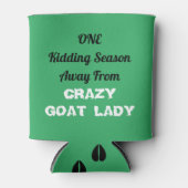 Rafraîchisseur Pour Canette Chèvre Laitière Alpine - Chèvre Fou Lady Turquoise (Devant)