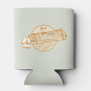 Rafraîchisseur Pour Canette Chewing-gum parfumé à la sardine drôle poisson