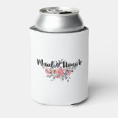 Rafraîchisseur Pour Canette Chic Aquarelle Floral Mariage Maid of Honor (Can Dos)