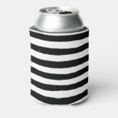 Rafraîchisseur Pour Canette Chic Black & White Stripes Bachelorette Rose (Can Dos)