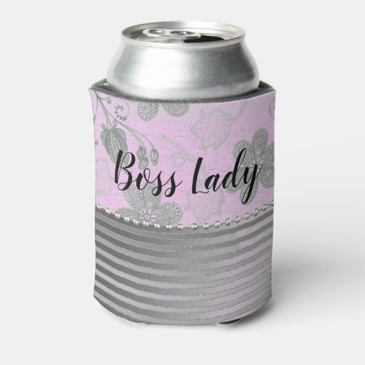 Rafraîchisseur Pour Canette Chic Floral "Boss Lady" (Can Dos)