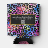 Rafraîchisseur Pour Canette *~* Chic LIPS Parties scintillant Animal Leopard S (Devant)