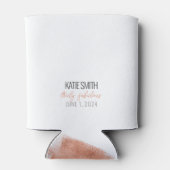 Rafraîchisseur Pour Canette Chic Rose Gold 40 & Fabulous Anniversday Blush Pai (Dos)