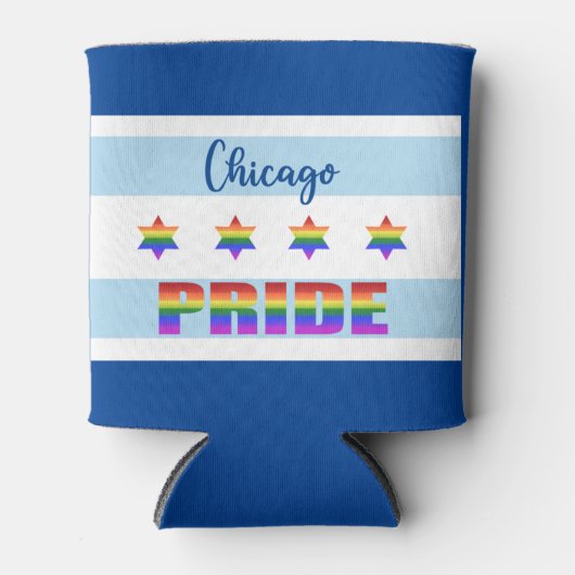 Rafraîchisseur Pour Canette Chicago Pride (Devant)