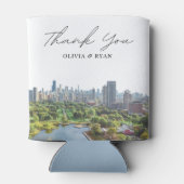 Rafraîchisseur Pour Canette Chicago Wedding Favor Custom (Dos)