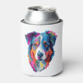 Rafraîchisseur Pour Canette Chien berger australien coloré (Can devant)
