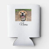 Rafraîchisseur Pour Canette Chien chat photo ajouter le nom de l'animal de com (Dos)