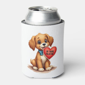 Rafraîchisseur Pour Canette Chien de la Saint-Valentin Rétro Vintage