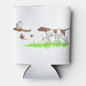 Rafraîchisseur Pour Canette Chien d'oiseaux et faisans (Devant)