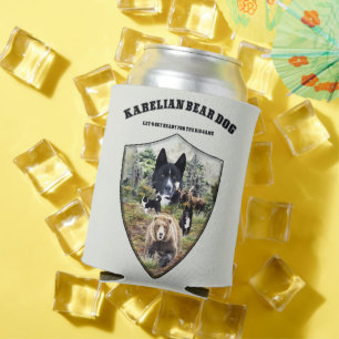 Rafraîchisseur Pour Canette Chien d'ours karélien