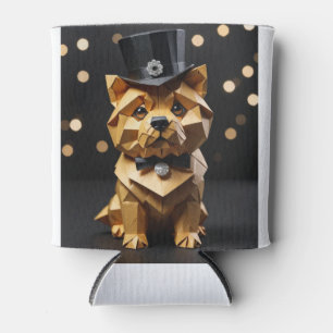 Rafraîchisseur Pour Canette Chien élégant en origami