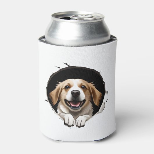 Rafraîchisseur Pour Canette Chien heureux   (Can devant)
