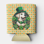 Rafraîchisseur Pour Canette Chien mignon de la Saint Patrick (Dos)