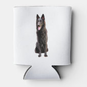 Rafraîchisseur Pour Canette Chien noir berger allemand (Devant)