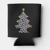Rafraîchisseur Pour Canette Chien Paw Christmas Tree (Devant)